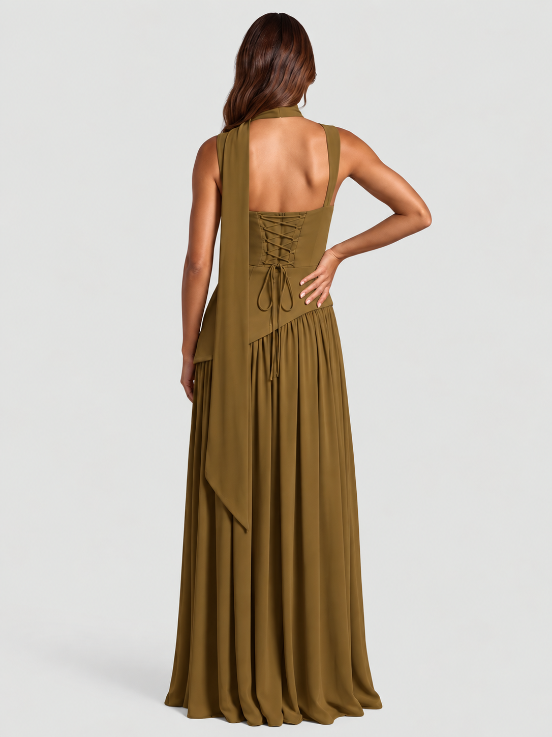 corset maxi dress women
