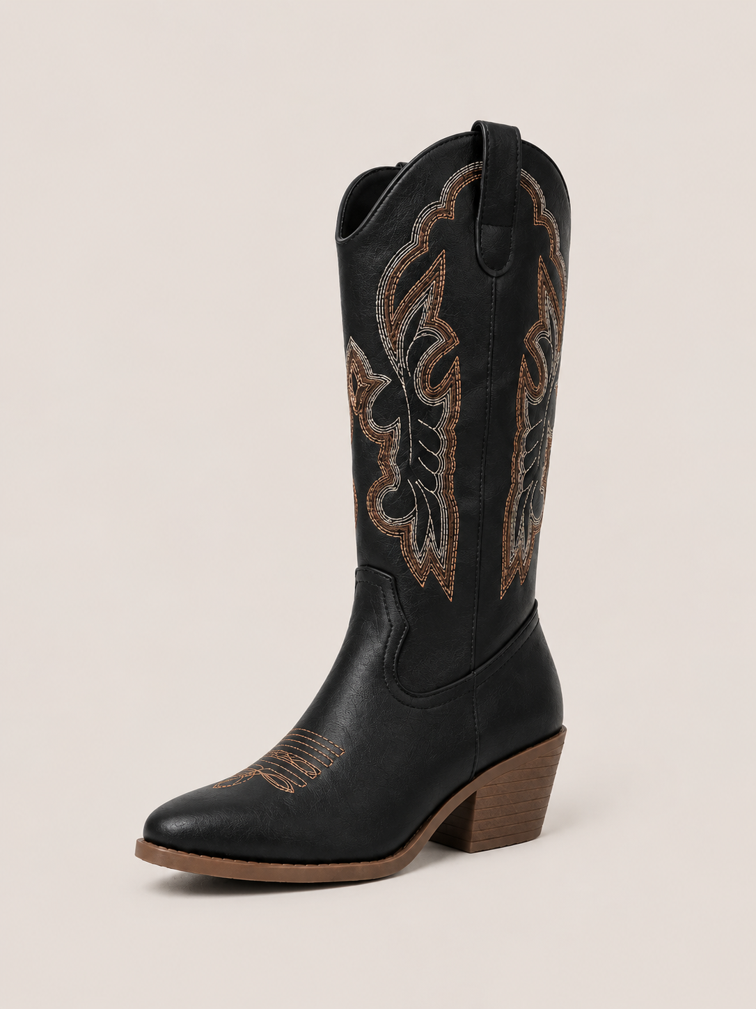 embroidered western boots