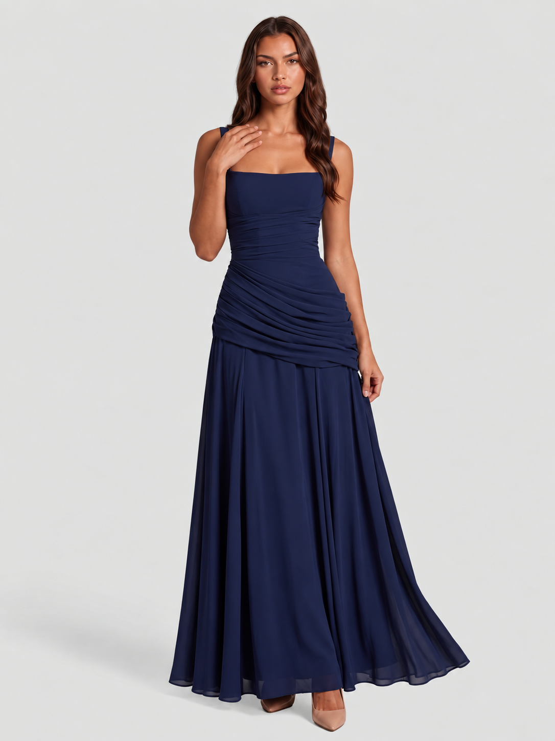 flowing formal dress