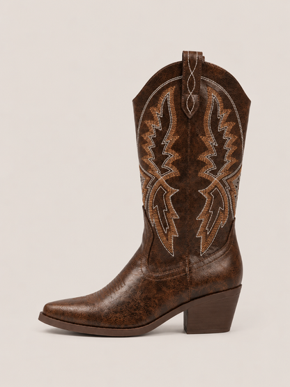mid calf cowboy boots
