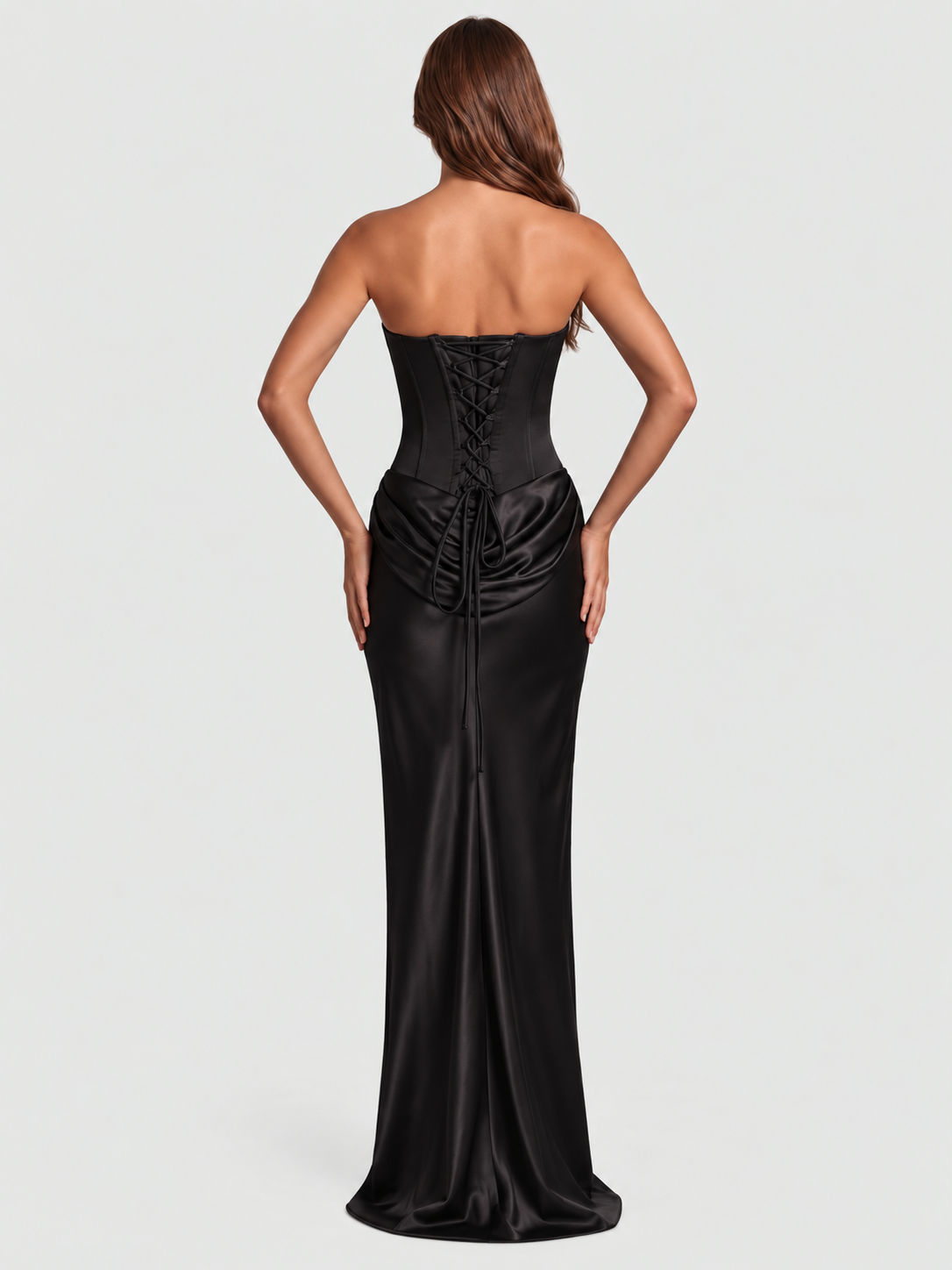 strapless formal dress