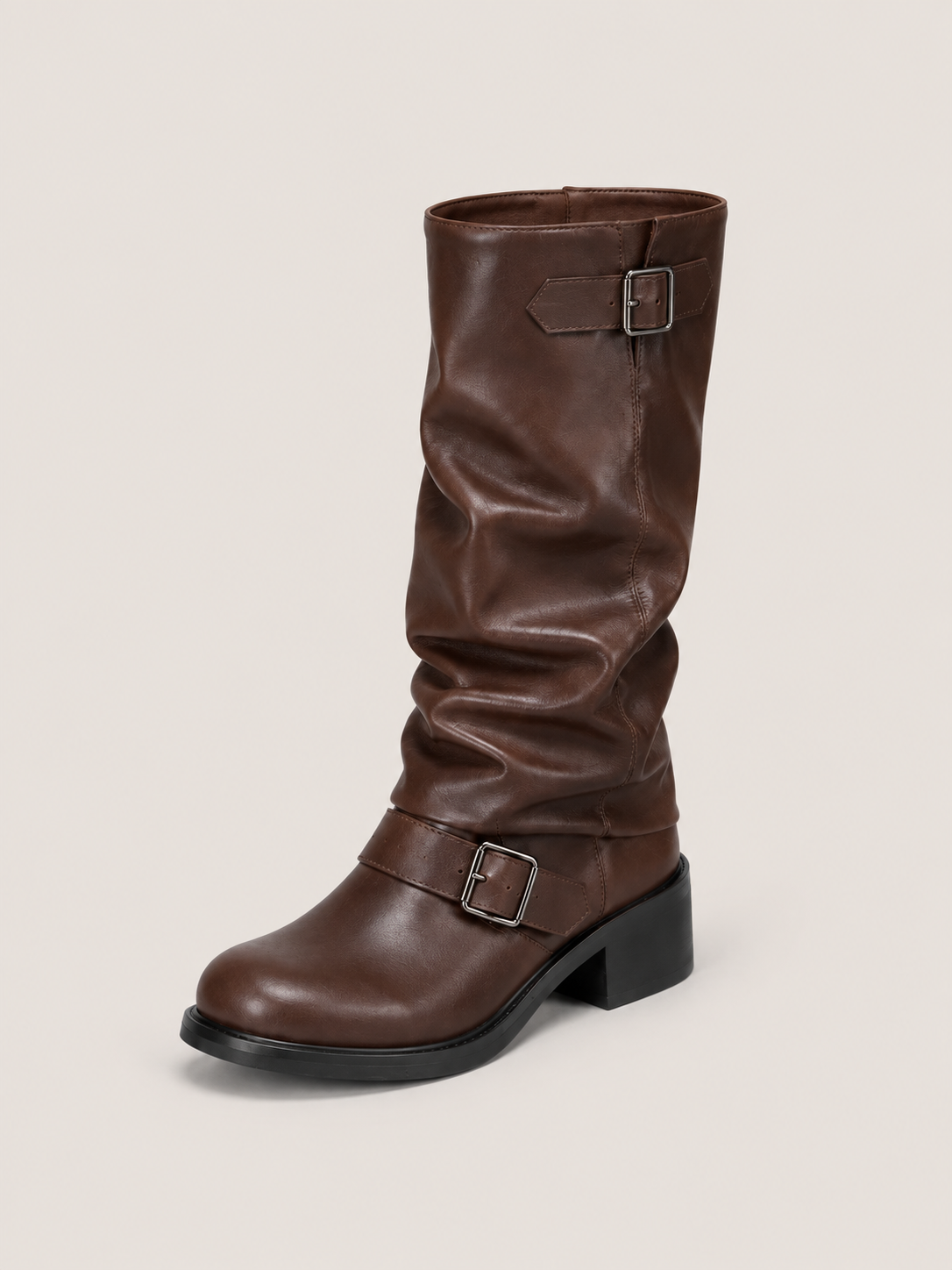 women black biker boots
