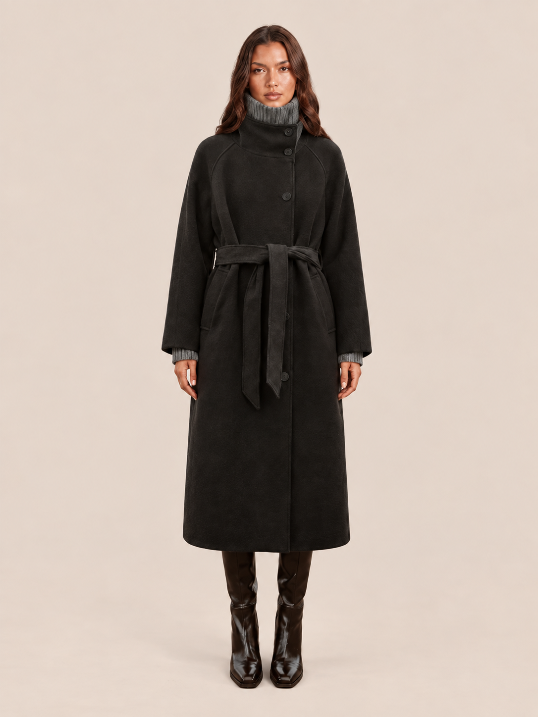 women wool coat with pockets